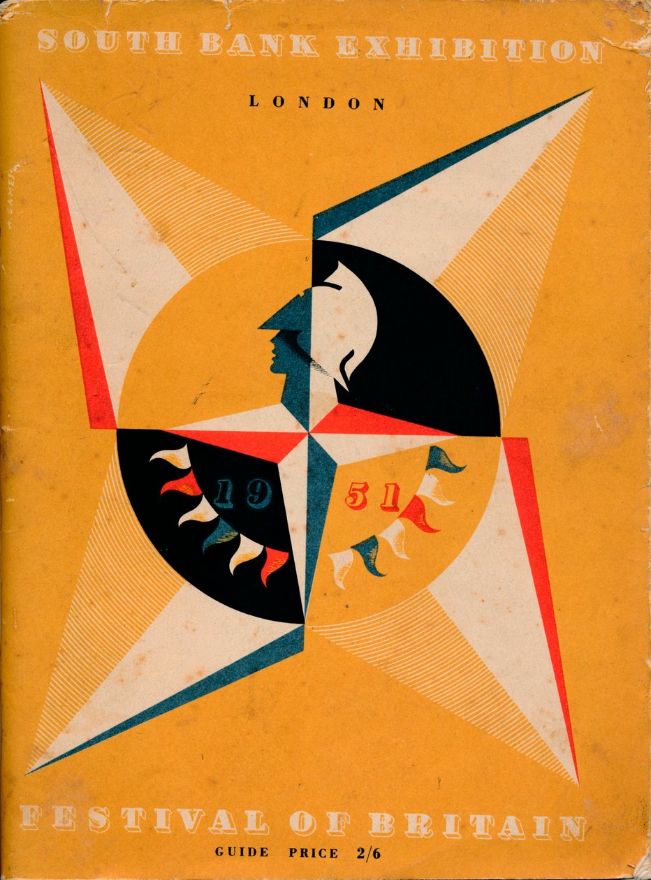 Copertina di una guida al Festival of Britain da Unbekannt