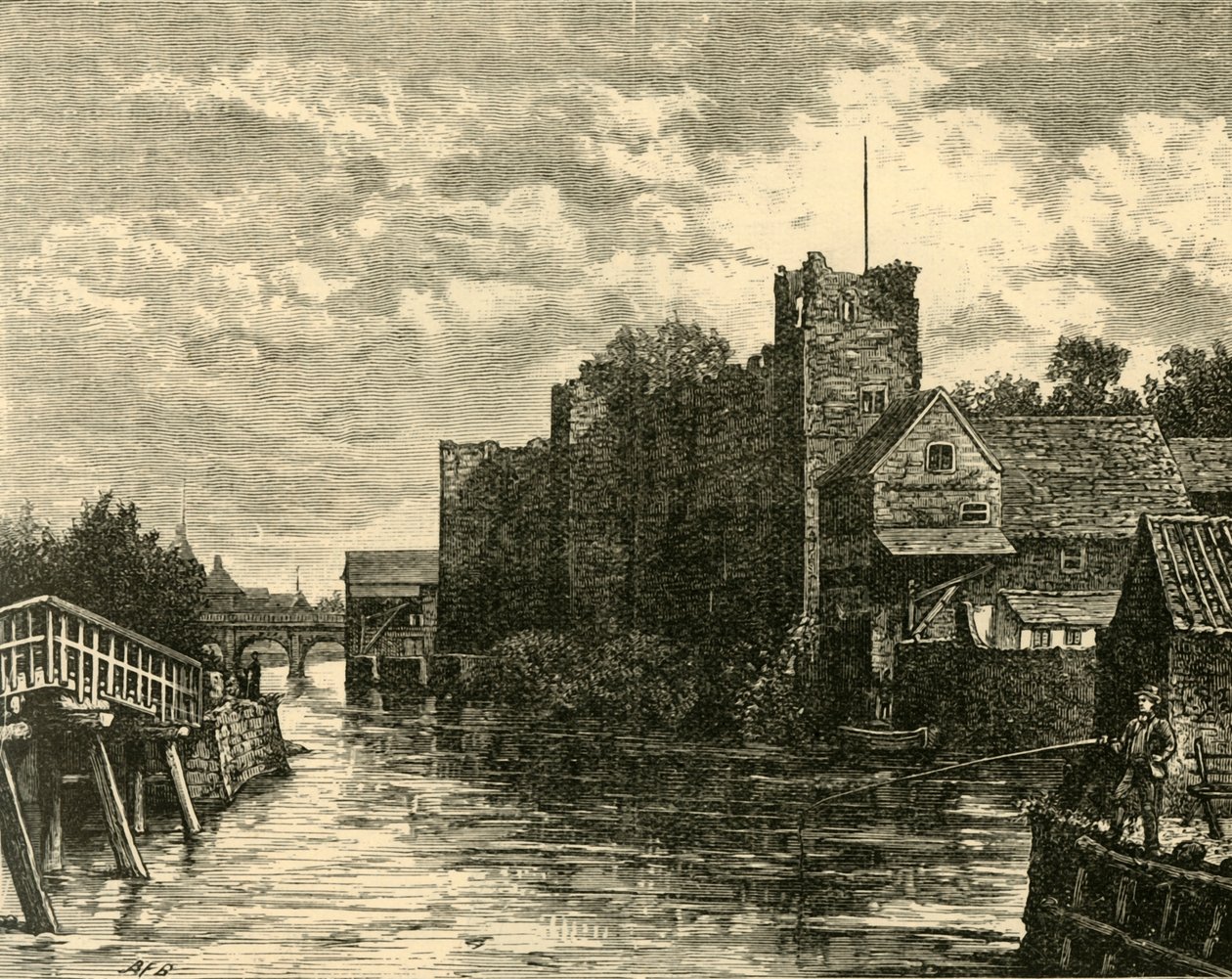 Facciata del Castello di Newark, 1898 da Unbekannt