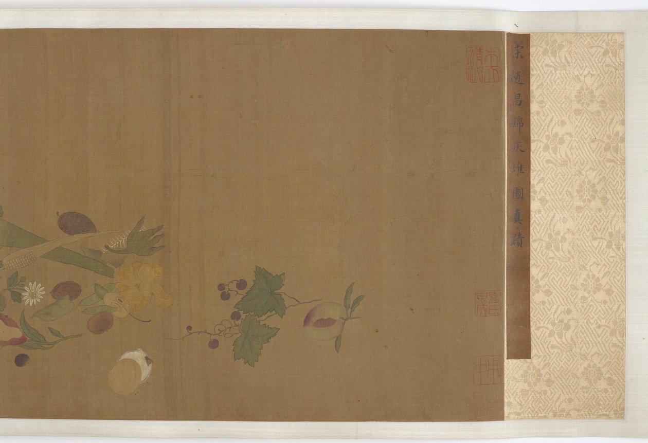 Frutta, verdura, fiori e insetti, dinastia Ming, 1368-1644 da Unbekannt