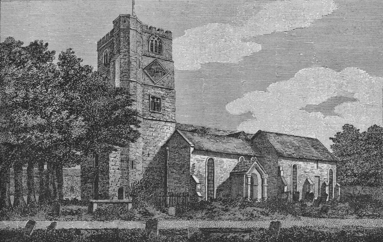 Chiesa di Fulham nel 1812 1911 da Unbekannt