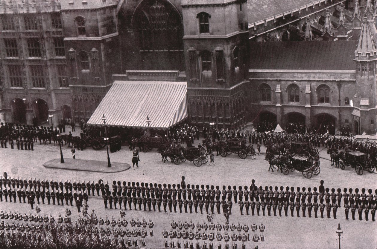 Processione funebre di re Edoardo VII, Londra, 20 maggio 1910 da Unbekannt