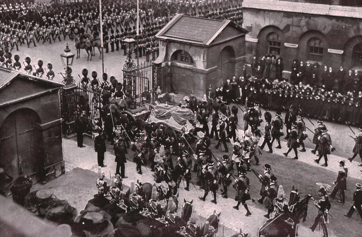 Processione funebre di Re Edoardo VII, Whitehall, Londra, 20 maggio 1910 da Unbekannt