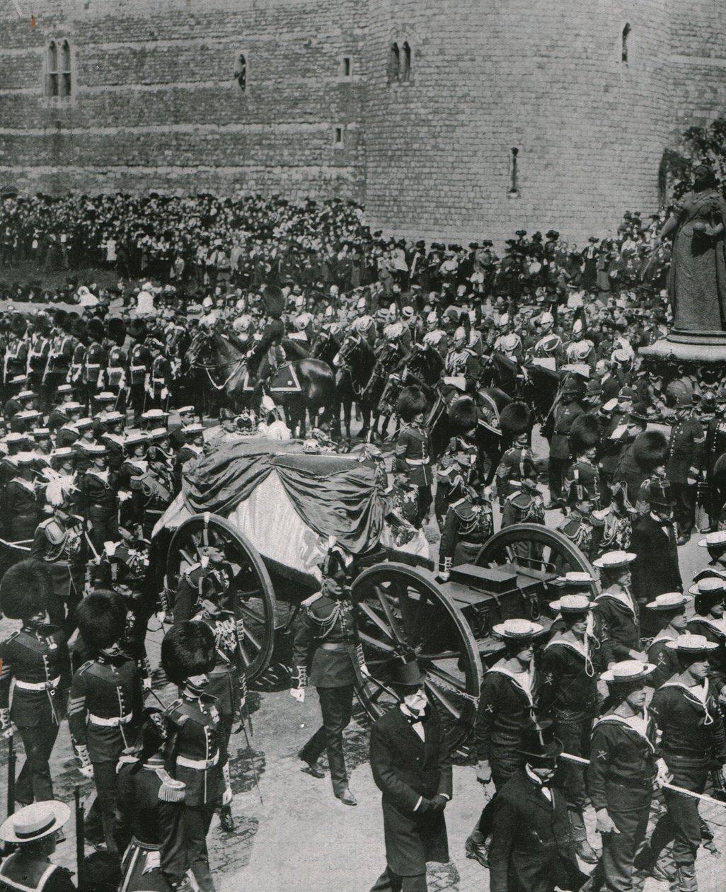 Processione funebre di Re Edoardo VII, Windsor, 20 maggio 1910 da Unbekannt