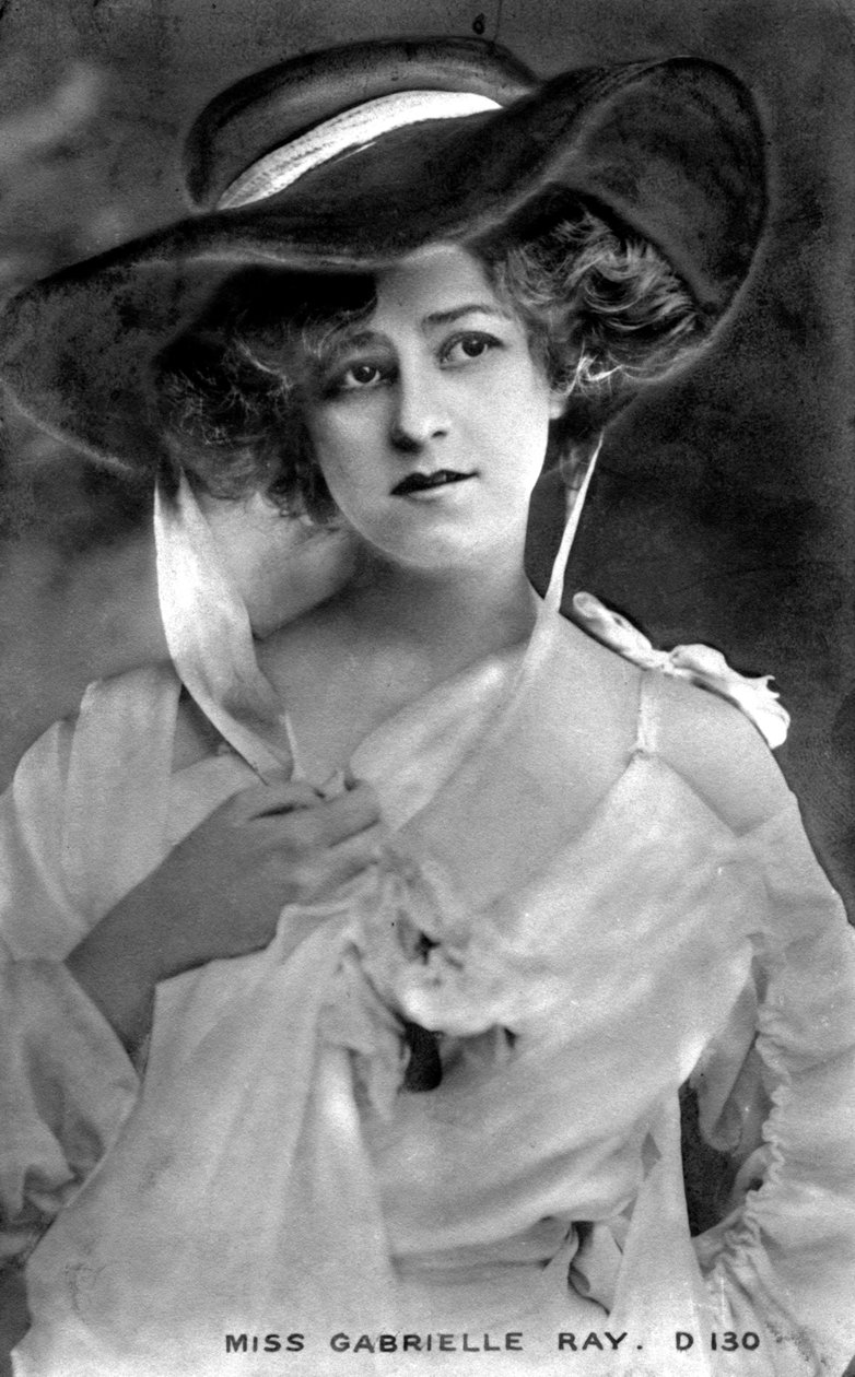 Gabrielle Ray 1883-1973, attrice inglese, inizio XX secolo da Unbekannt