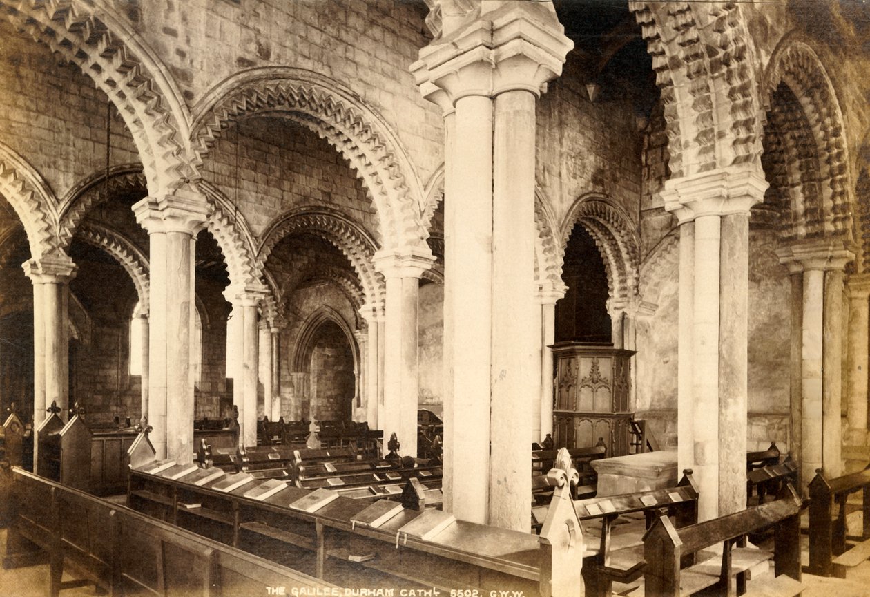 Cappella della Galilea, Cattedrale di Durham, 1893 da Unbekannt