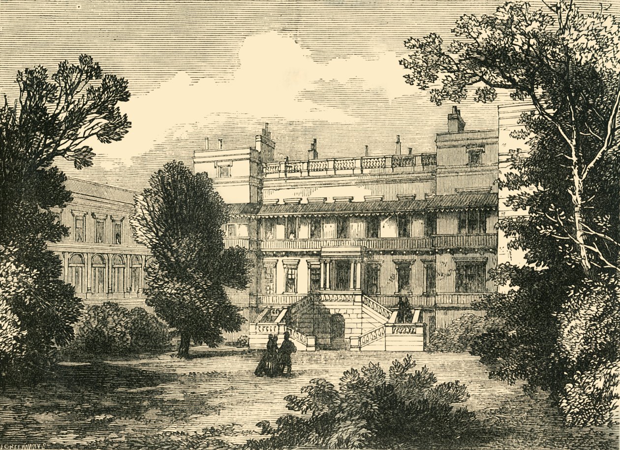 Facciata del giardino della Northumberland House da Unbekannt