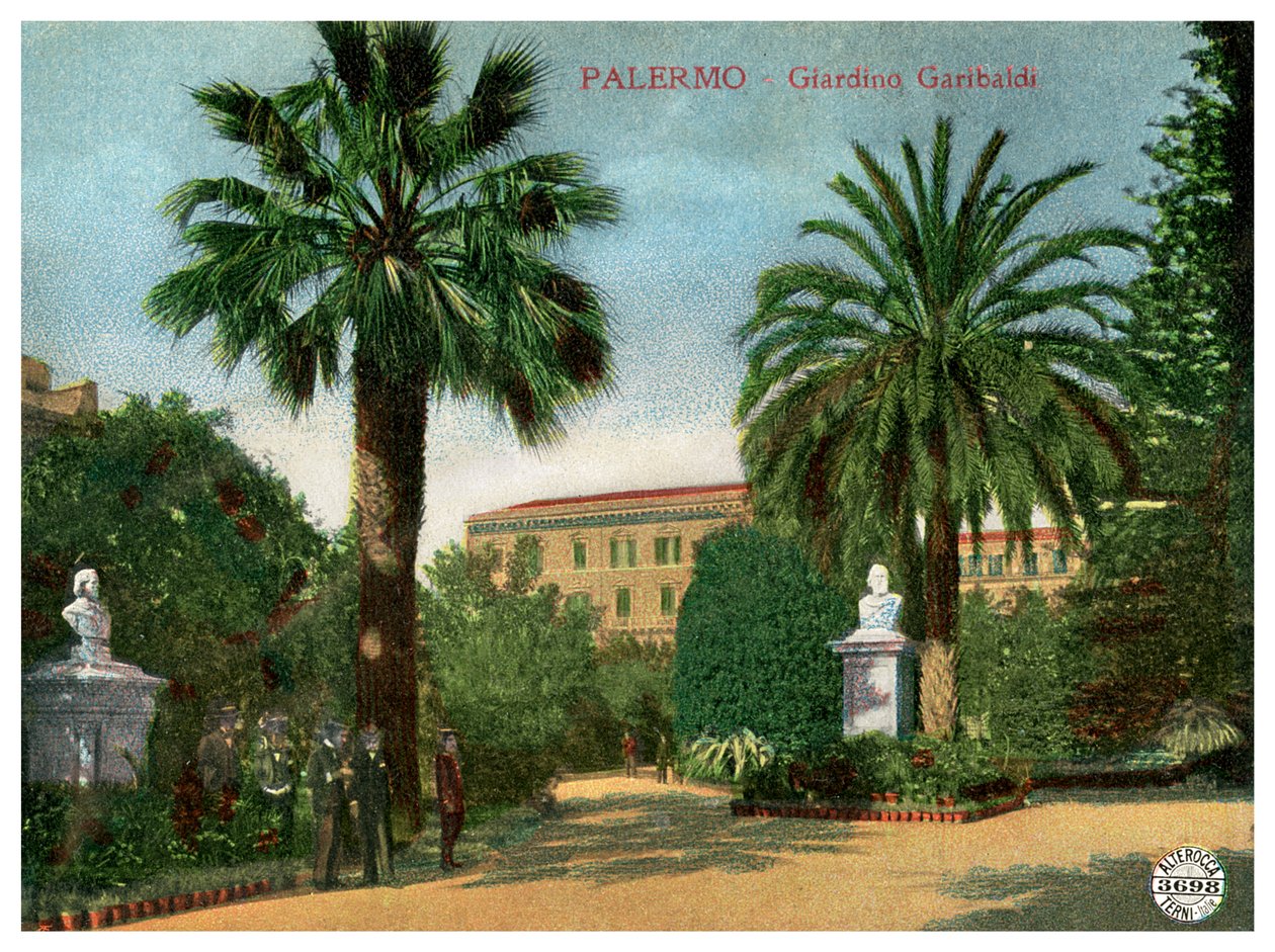 Giardino Garibaldi, Palermo, Sicilia, Italia, inizio 20° secolo da Unbekannt