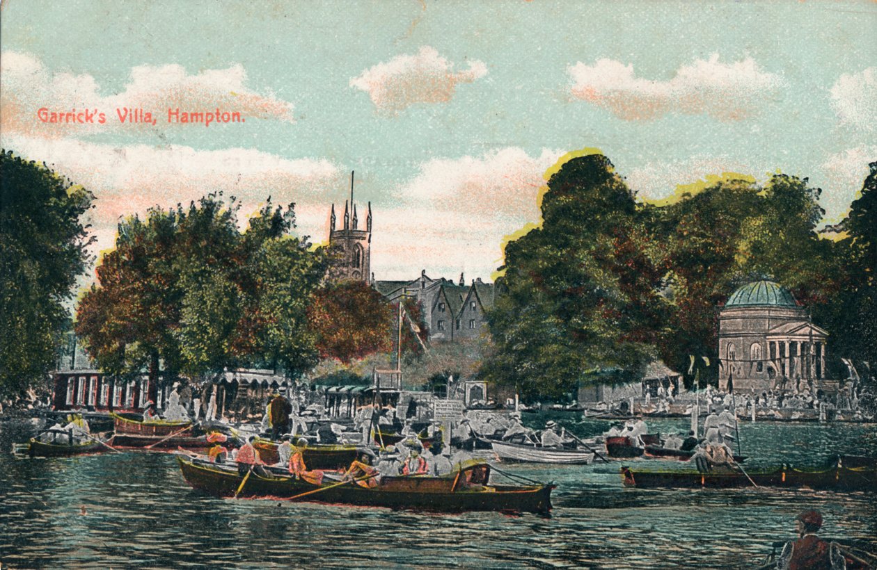 Villa di Garrick, Hampton, c. 1910 da Unbekannt