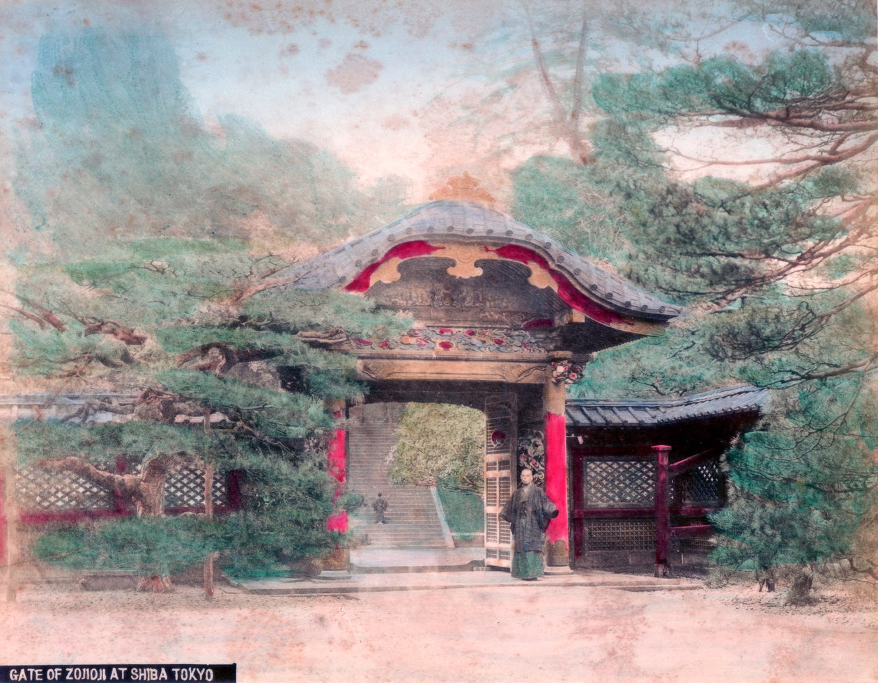 Porta del Tempio Buddista Zojoji, Parco Shiba, Tokyo da Unbekannt
