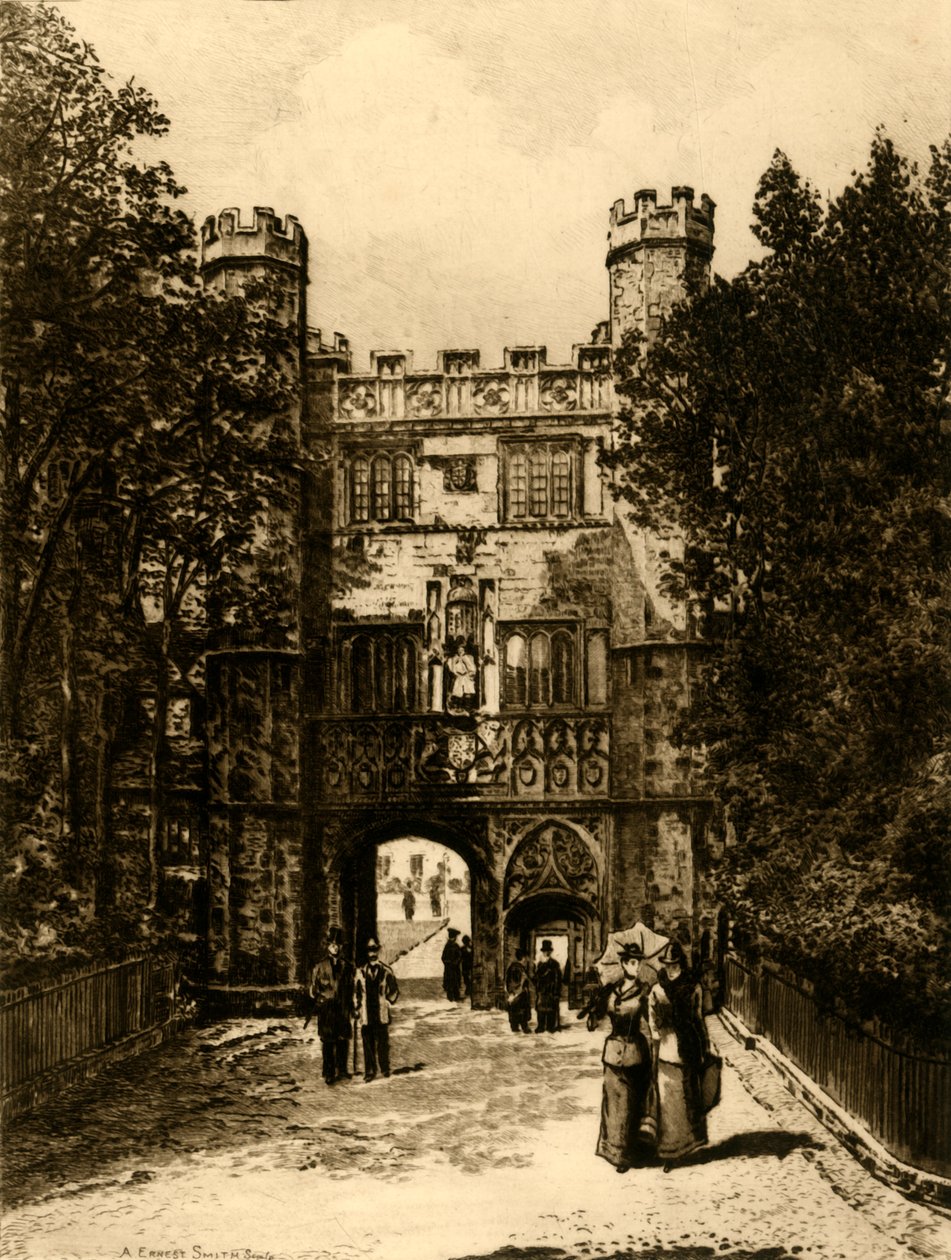 Portale del Trinity College, Cambridge, 1898 da Unbekannt