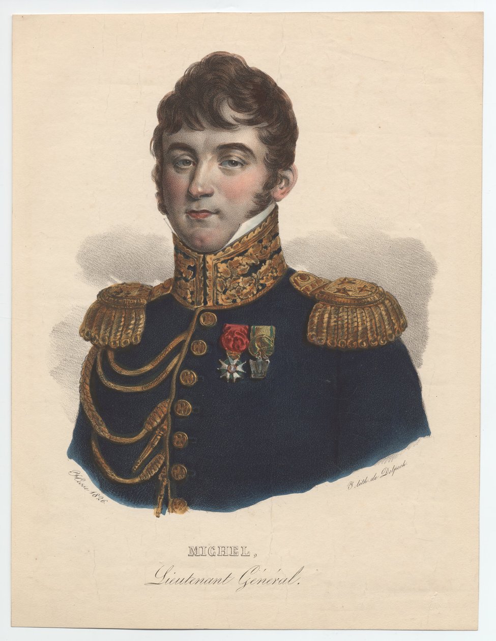 Generale Claude-Étienne Michel 1772-1815, 1835 da Unbekannt
