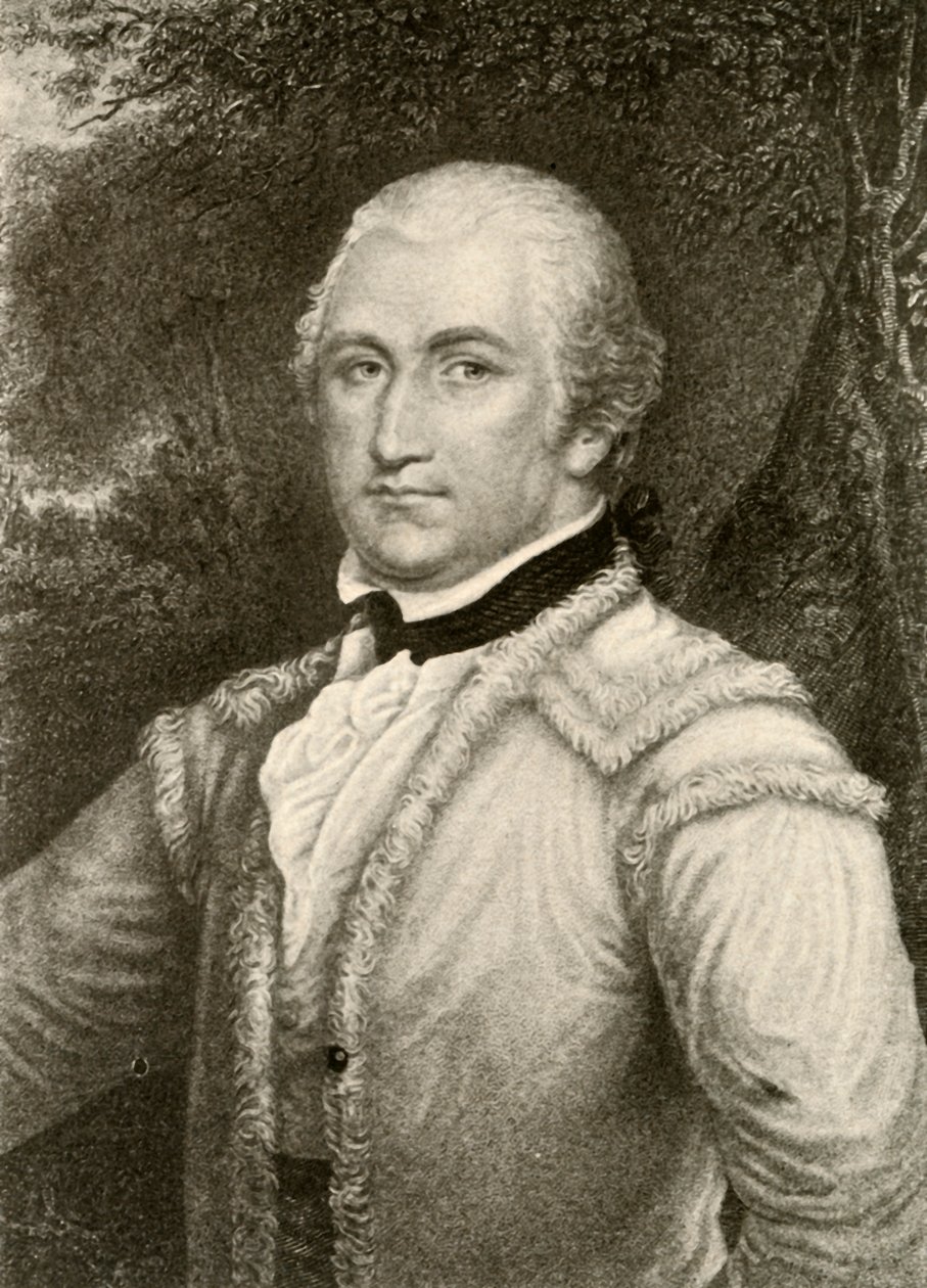 Generale Daniel Morgan in un cappotto di pelle di daino dei ranger della Virginia, c1780, 1937 da Unbekannt
