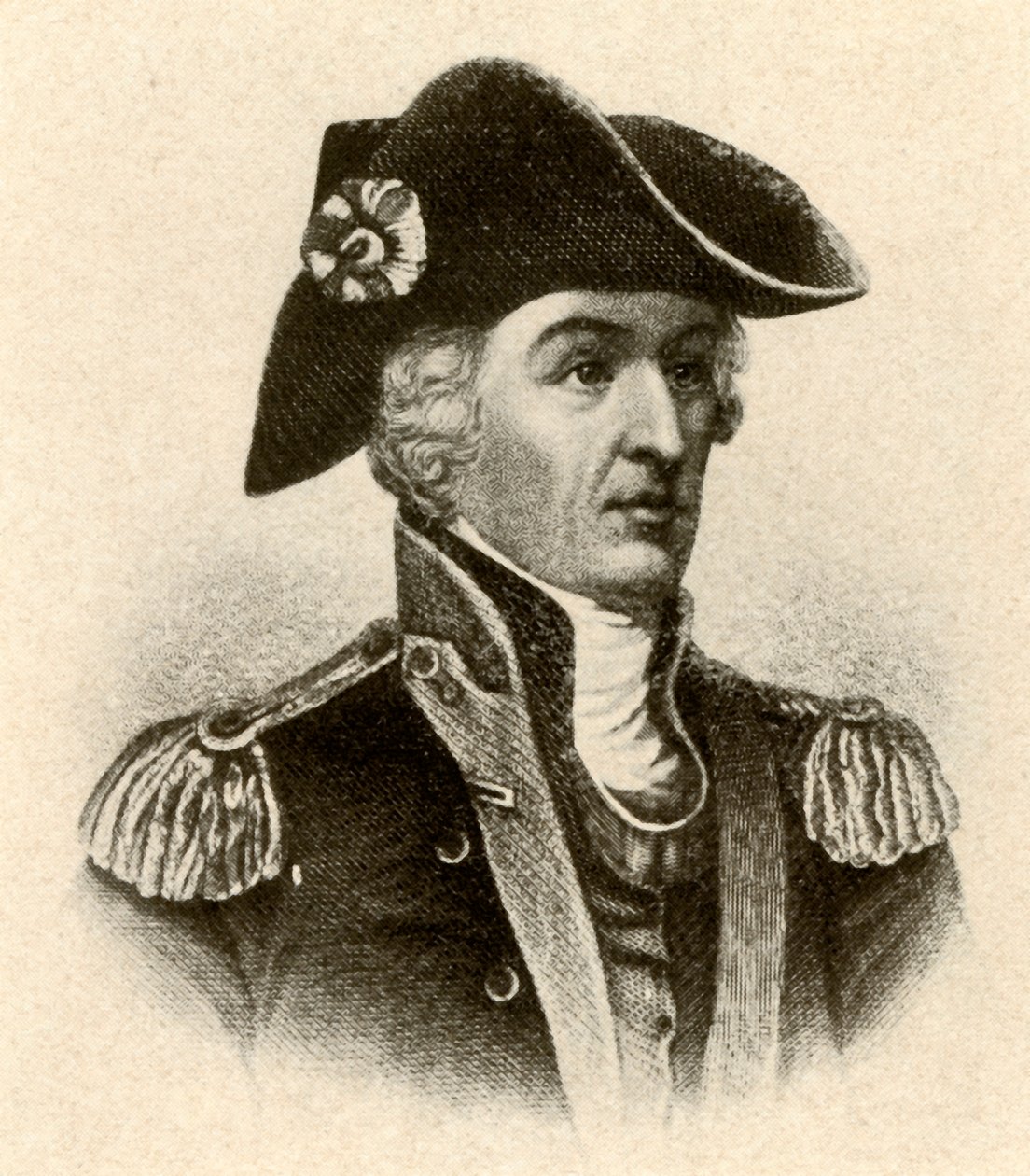 Generale Francis Marion, in cappotto con colletto alto e panciotto, c1770, 1937 da Unbekannt