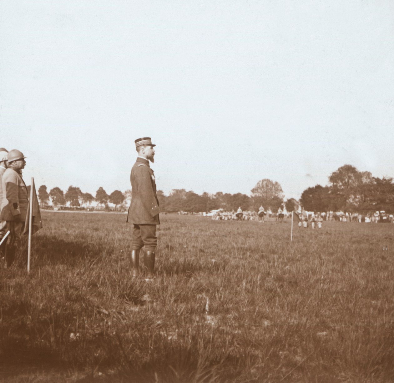Generale Henri Gouraud, Chalons, Marne, Francia settentrionale, c1914-c1918 da Unbekannt