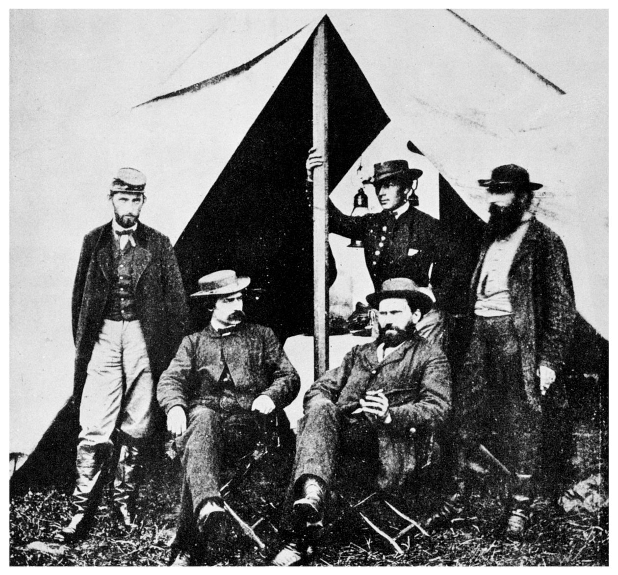 Quartier generale del generale McClellan, Antietam, Maryland, Guerra Civile Americana, 1861-1862 da Unbekannt