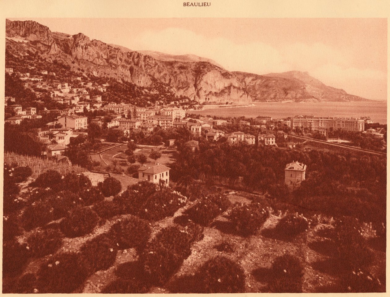 Vista generale, Beaulieu, 1930 da Unbekannt