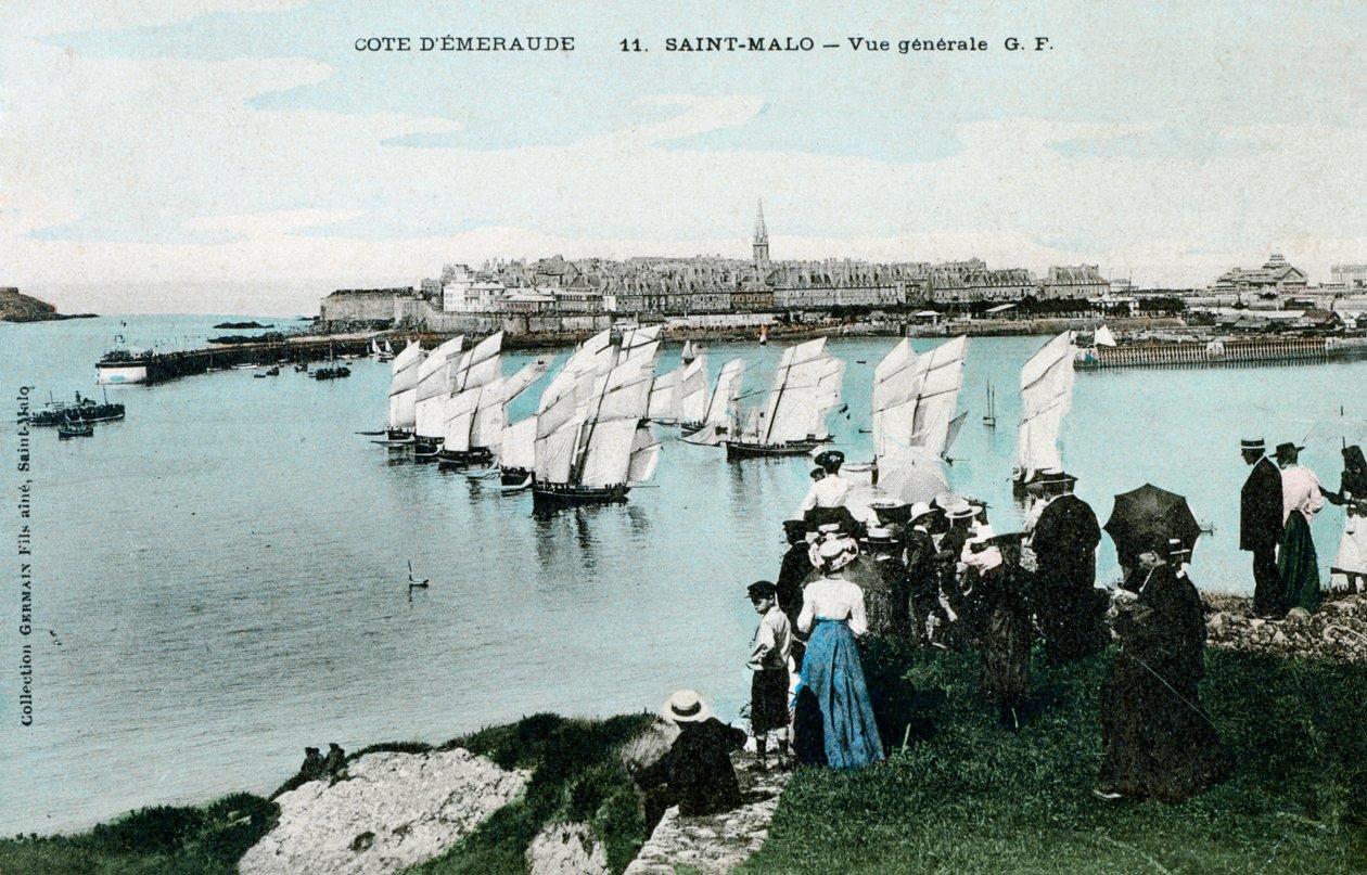 Veduta generale di Saint Malo, Bretagna, Francia da Unbekannt