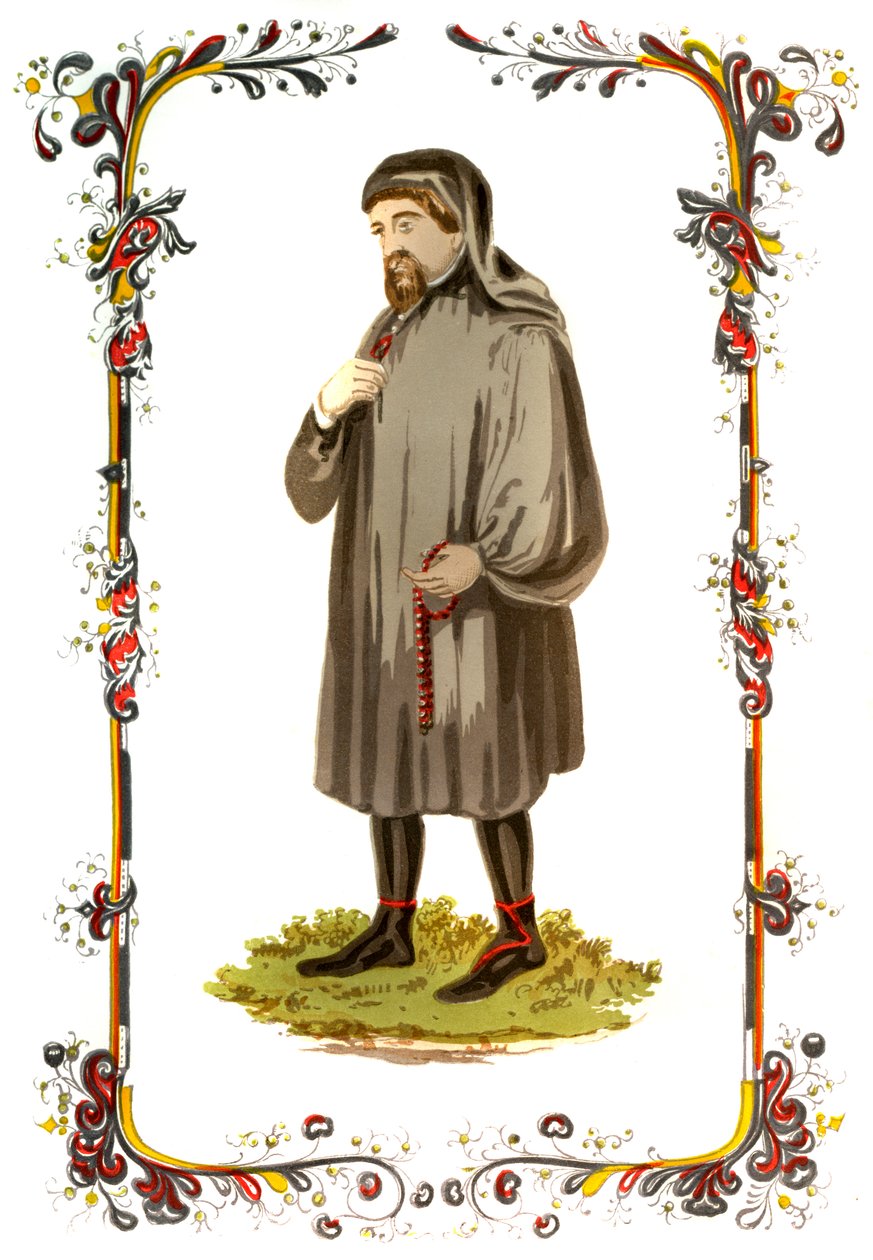 Geoffrey Chaucer, autore, poeta, filosofo, burocrate e diplomatico inglese del XIV secolo da Unbekannt