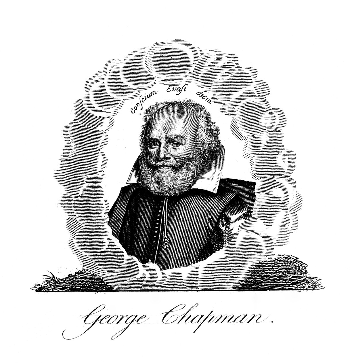 George Chapman, drammaturgo, traduttore, poeta e studioso classico inglese, XIX secolo da Unbekannt