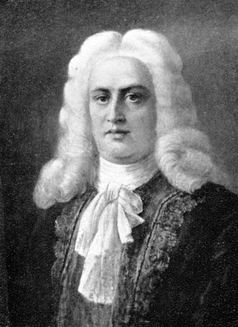 George Frideric Handel, 1685-1759, compositore barocco tedesco, 1909 da Unbekannt