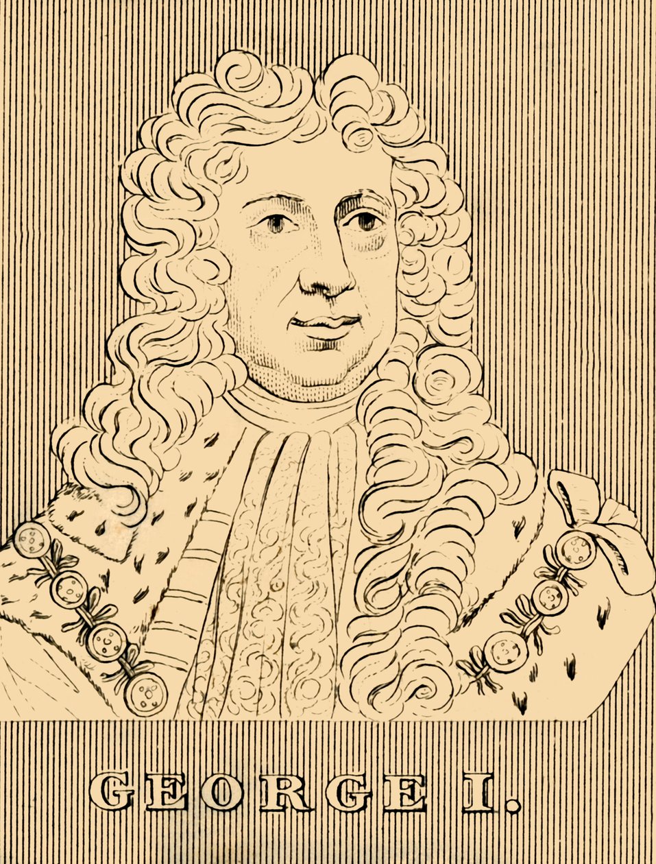 Giorgio I, 1660-1727, 1830 da Unbekannt