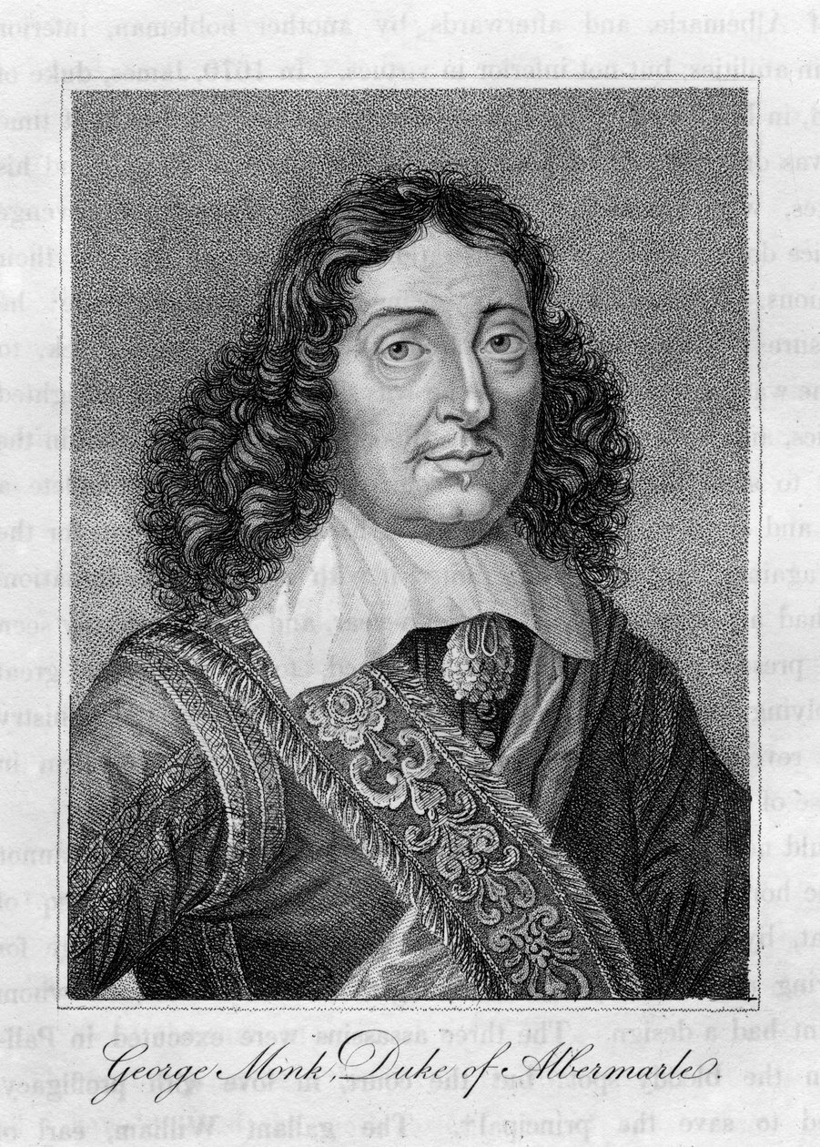 George Monck, duca di Albemarle, soldato inglese del XVII secolo da Unbekannt