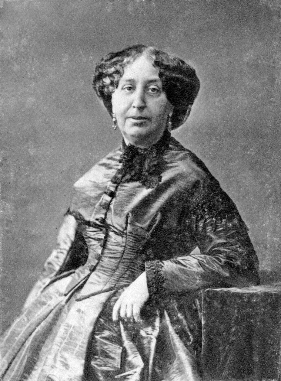 George Sand, romanziere francese e prima femminista, c1845-1876 da Unbekannt