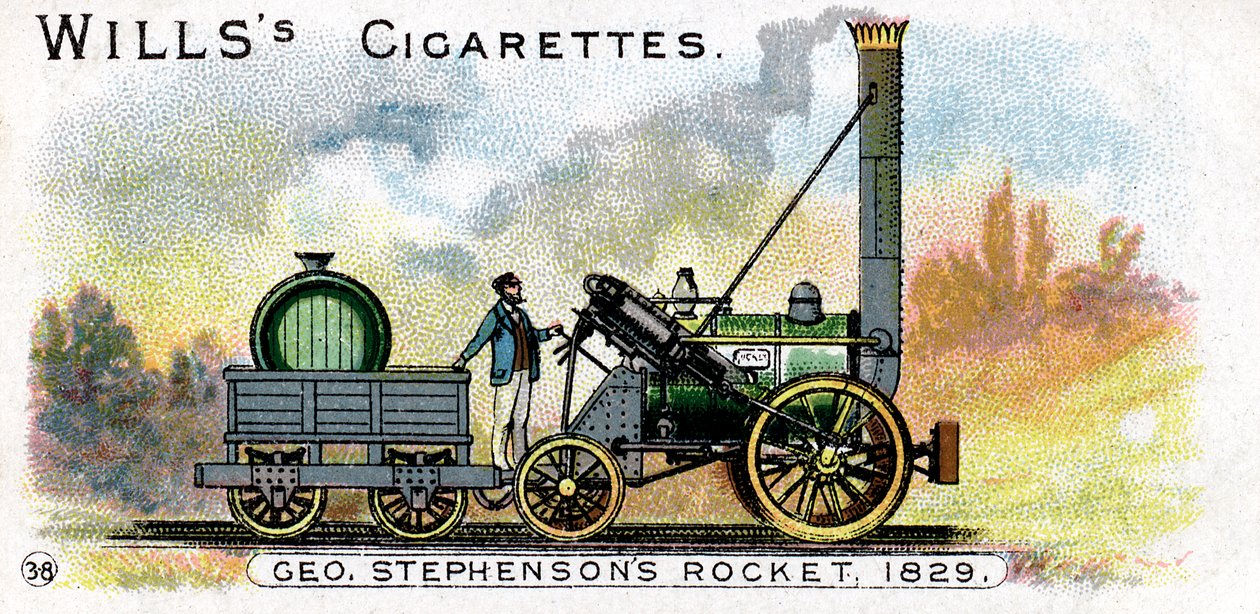 Locomotiva Rocket di George Stephenson, 1829 1900 da Unbekannt