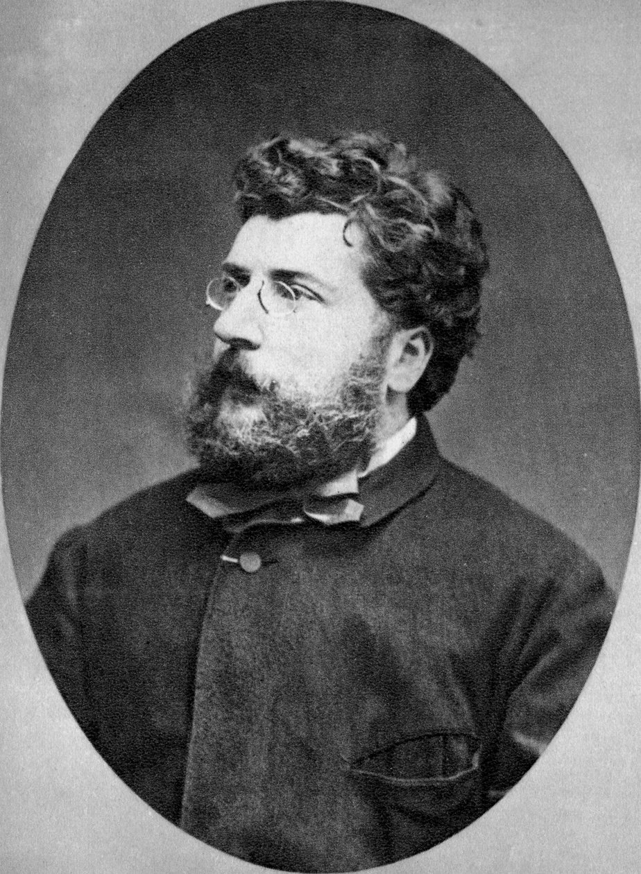 Georges Bizet, compositore francese, 1874 da Unbekannt