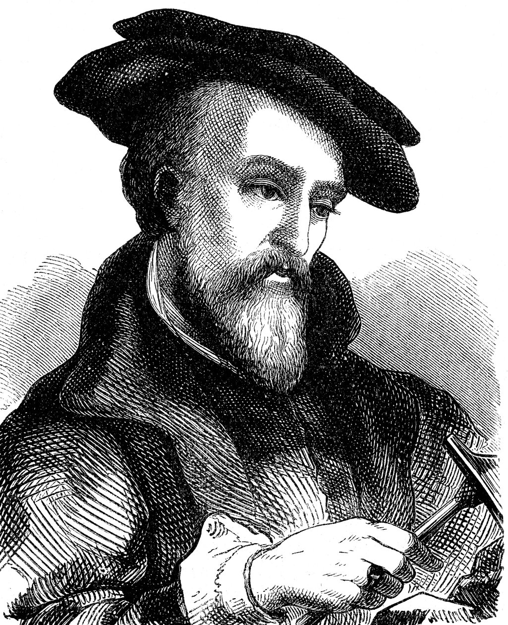 Georgius Agricola 1494-1555, medico, mineralogista e metallurgista tedesco, 1881 da Unbekannt