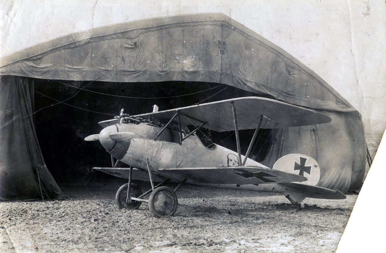 Albatros DV tedesco, Souilly, Francia, 2 gennaio 1918 da Unbekannt