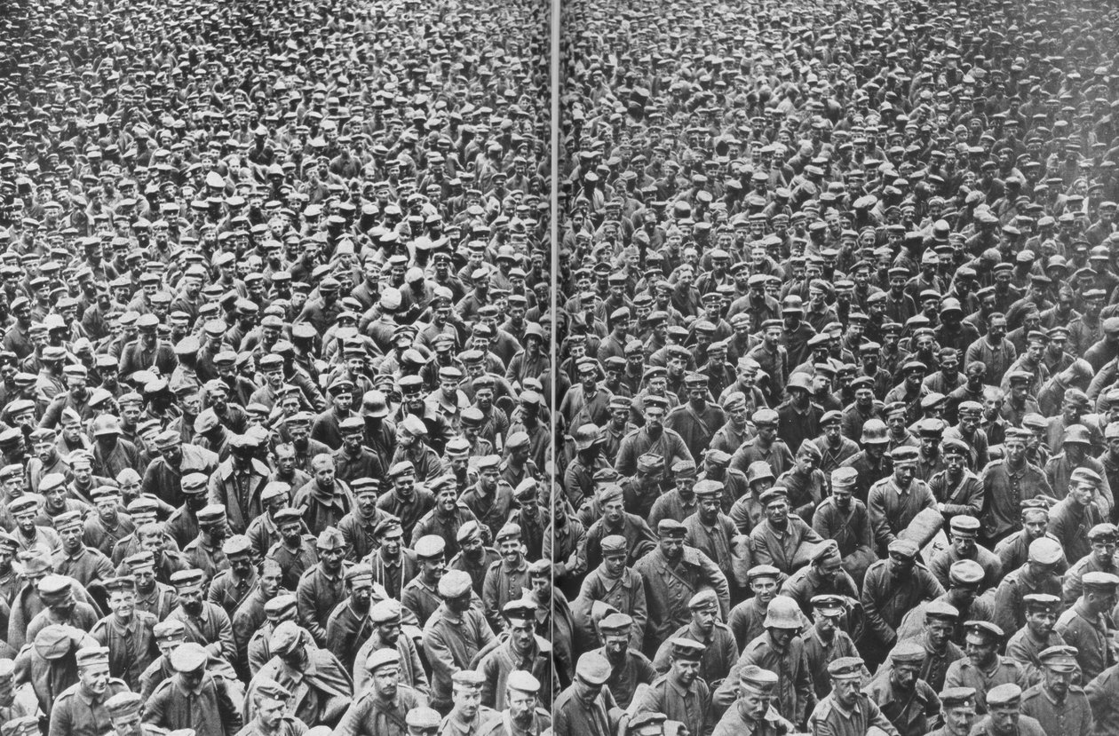 Prigionieri tedeschi catturati dalla 3ª e 4ª Armata britannica, Somme, Francia, 21-22 agosto 1918 da Unbekannt