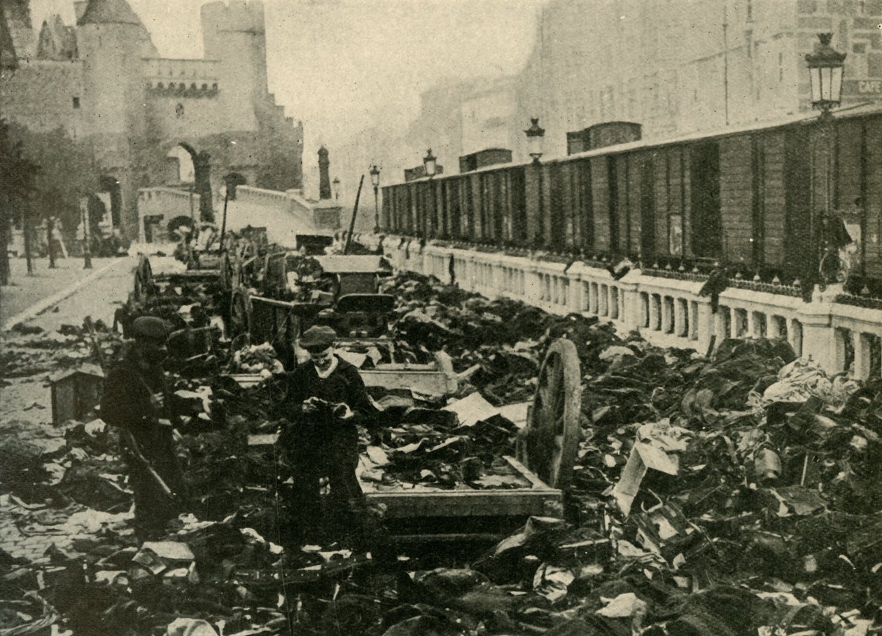 Marinai tedeschi ad Anversa, Belgio, Prima Guerra Mondiale, 1914 da Unbekannt