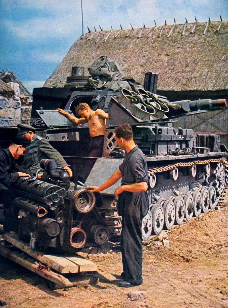 Soldati tedeschi nella Francia occupata, 1943 da Unbekannt