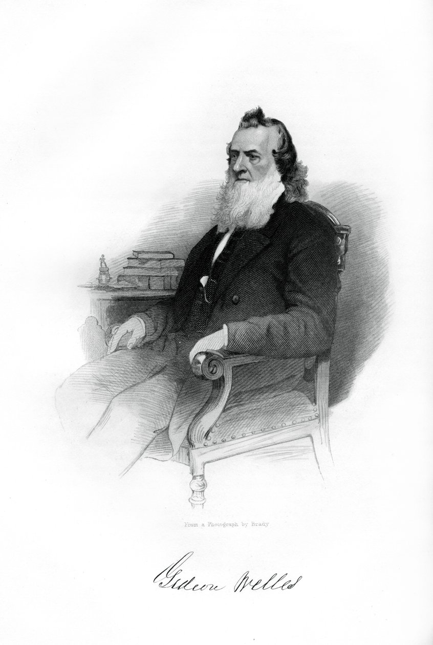 Gideon Welles, Segretario della Marina degli Stati Uniti dal 1861 al 1869, 1862-1867 da Unbekannt