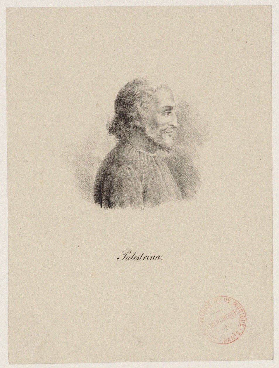Giovanni Pierluigi da Palestrina, c. 1800 da Unbekannt