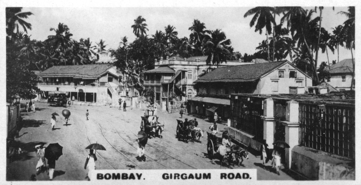 Girgaum Road, Bombay, India, c1925 da Unbekannt