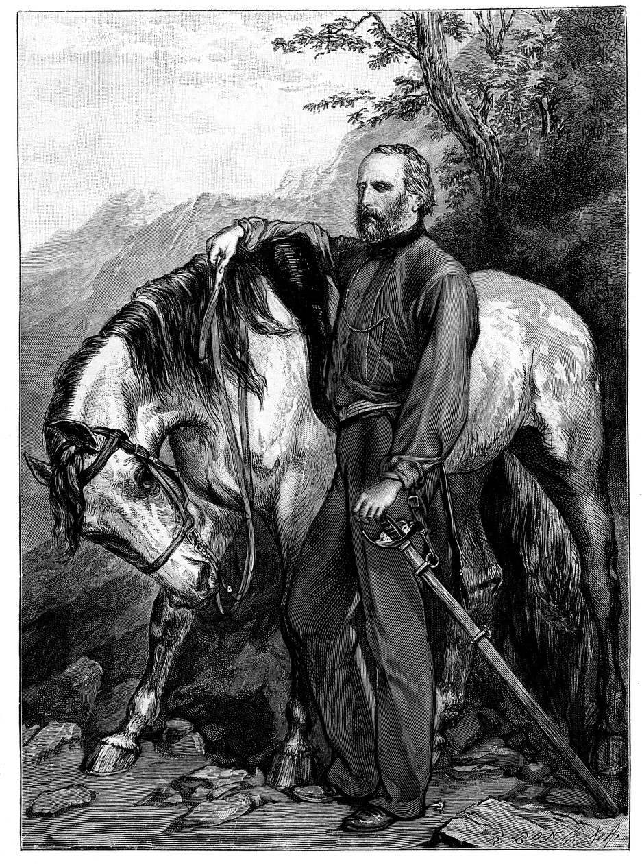 Giuseppe Garibaldi, patriota e soldato italiano del Risorgimento, 1900 da Unbekannt