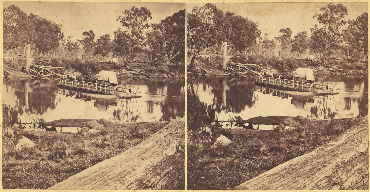 Golbourn Punt a Seymour, Australia, 1860s da Unbekannt