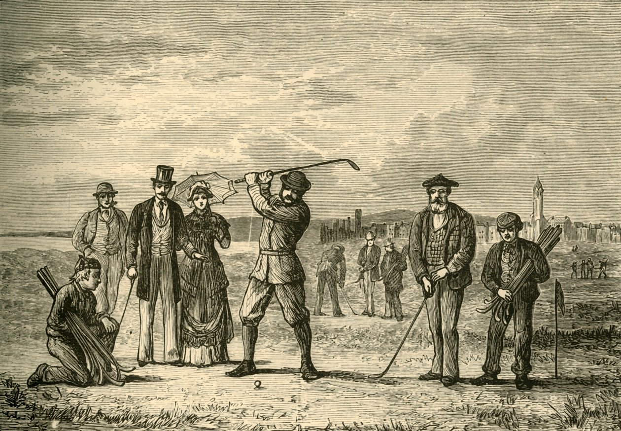 Golf sui campi, 1898 da Unbekannt