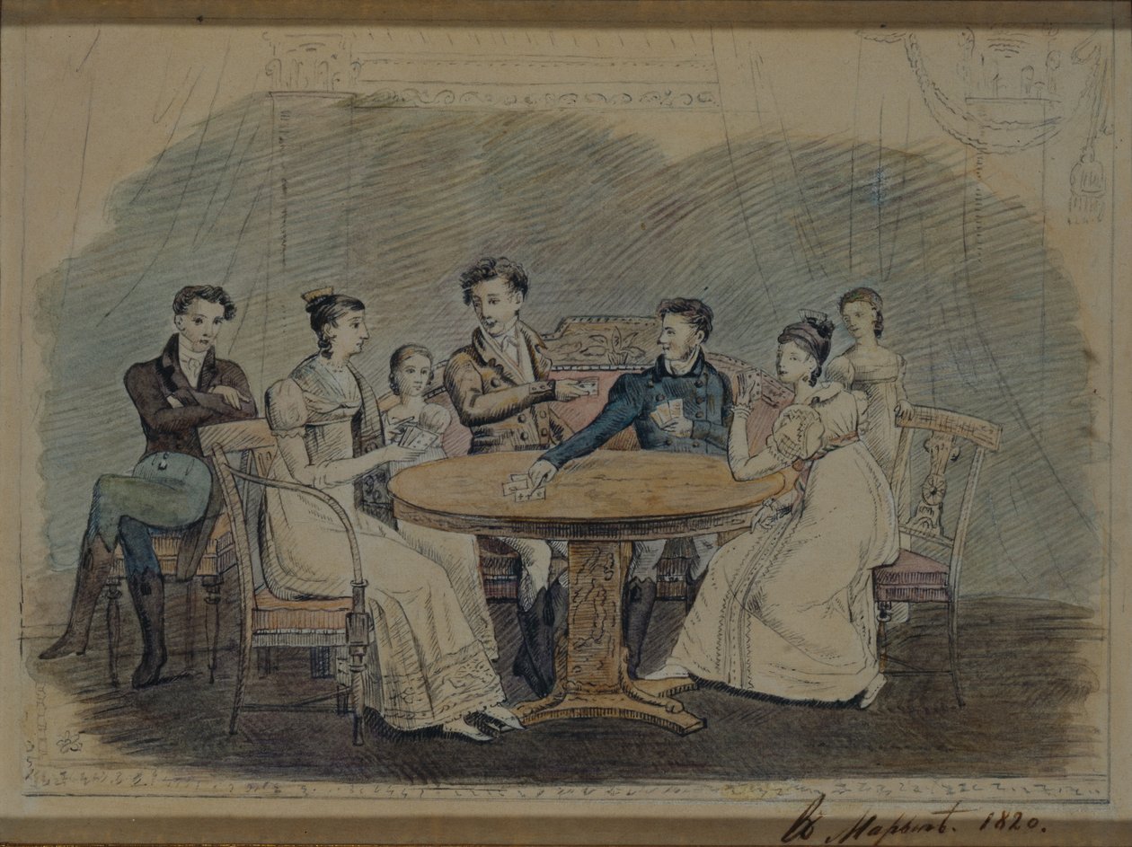 Famiglia Golitsyn a tavola da Unbekannt