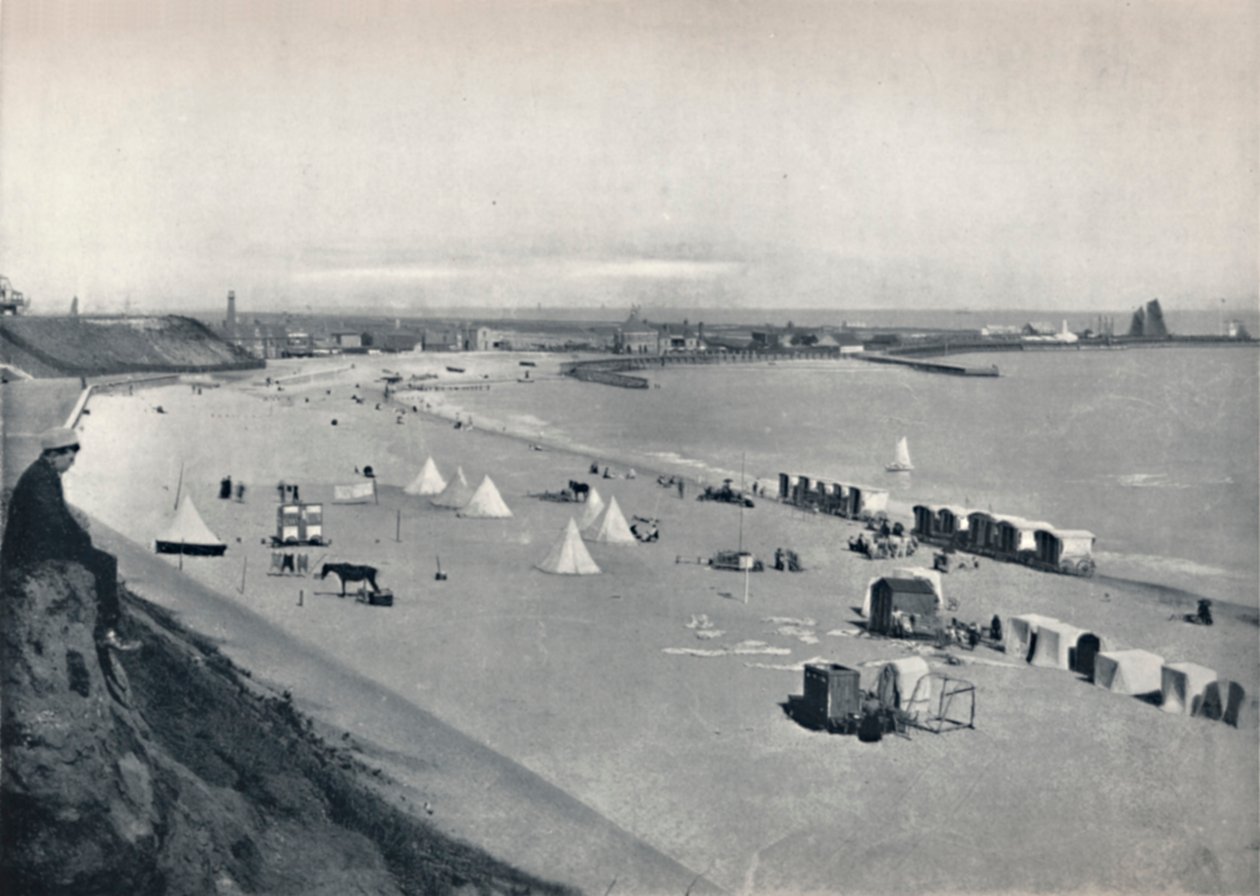 Gorleston - Un tratto delle sabbie, 1895 da Unbekannt