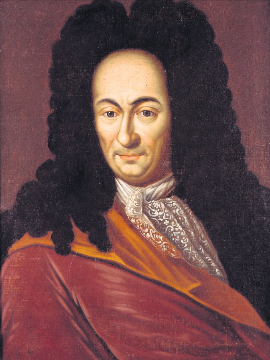 Gottfried Wilhelm Leibniz 1646-1716, c. 1710 da Unbekannt