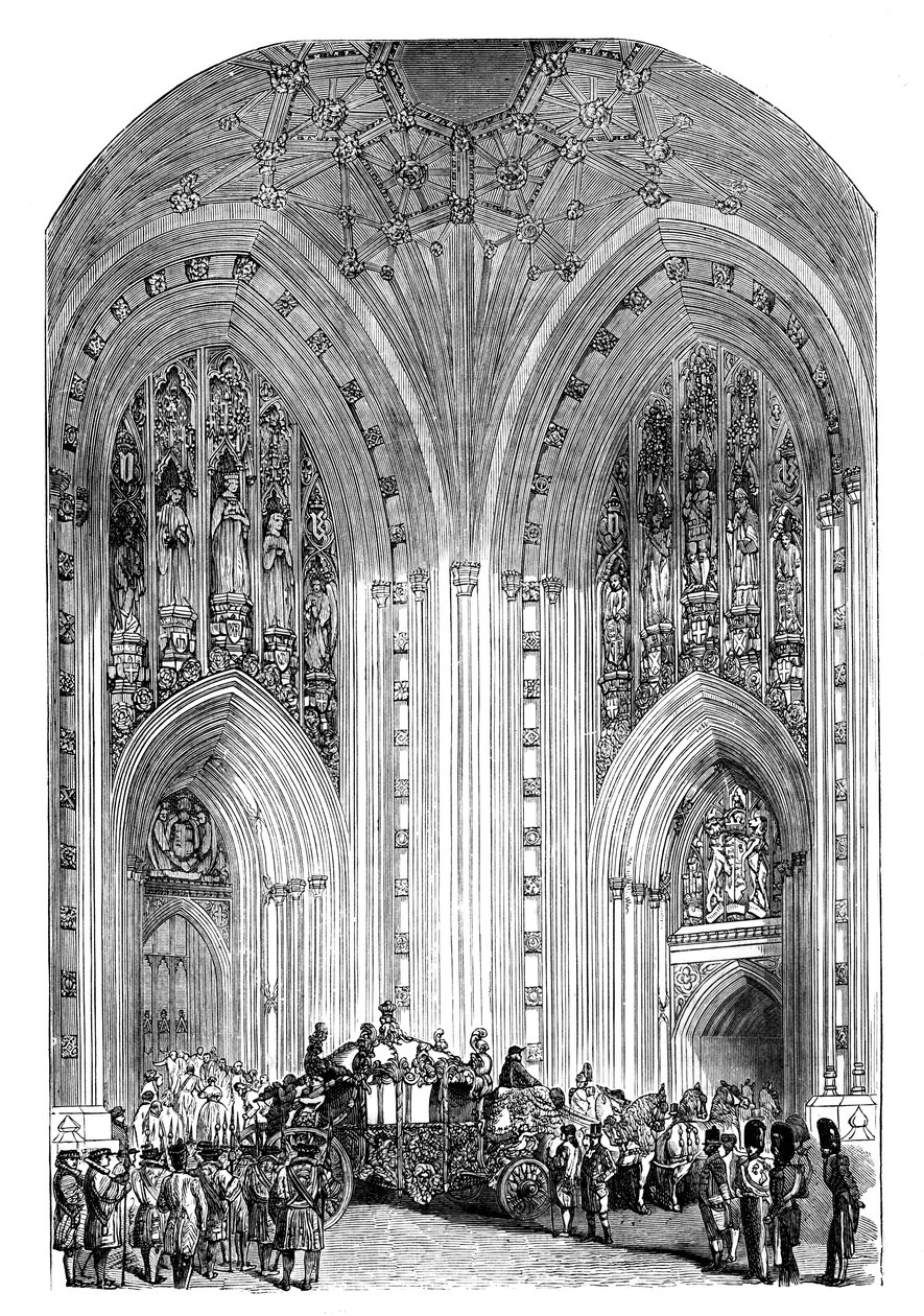 Grande ingresso, Palazzo di Westminster, Londra, c1888 da Unbekannt