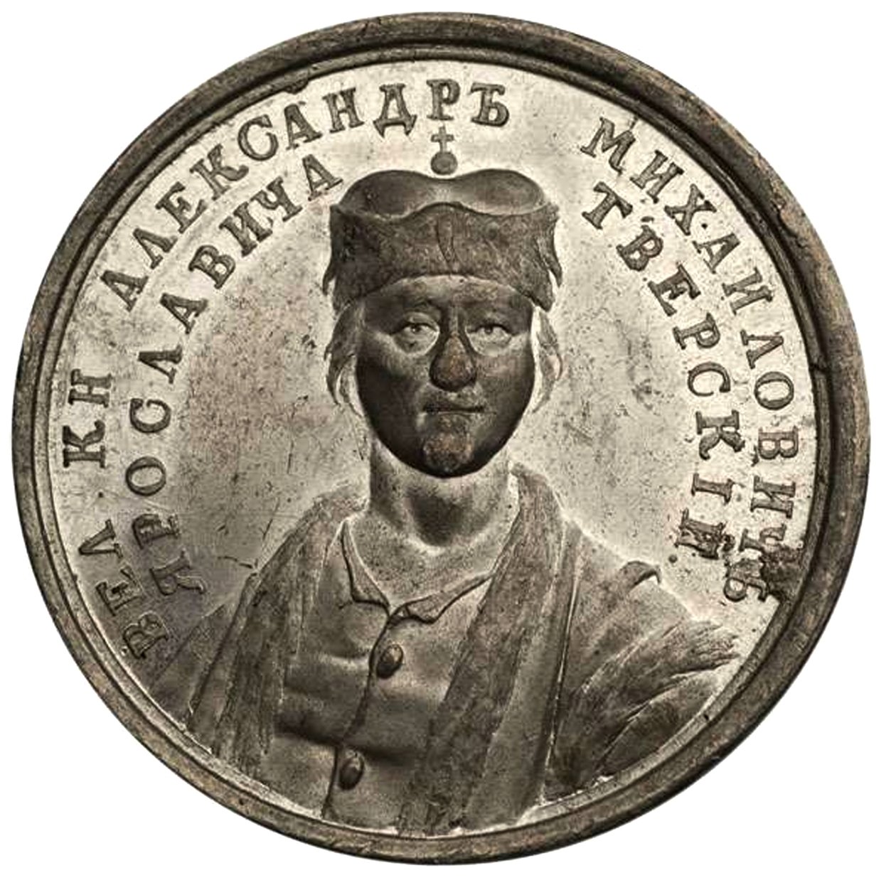 Gran Principe Alessandro Michajlovič dalla serie di medaglie storiche, XVIII secolo da Unbekannt