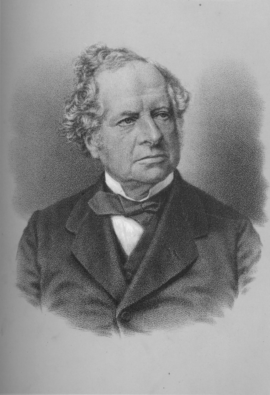 Granville George Leveson-Gower, 2° conte Granville, politico britannico, c1870s 1883 da Unbekannt