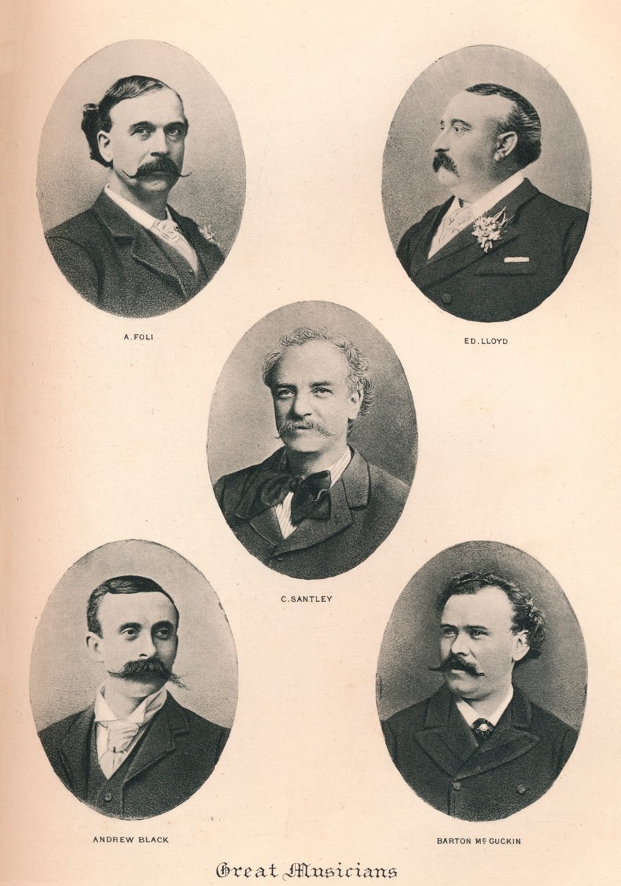 Grandi musicisti - Tavola VI., 1895 da Unbekannt