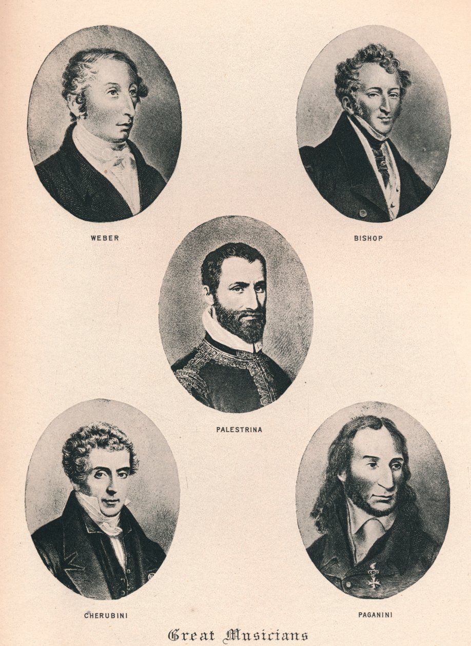 Grandi musicisti - Tavola XV., 1895 da Unbekannt