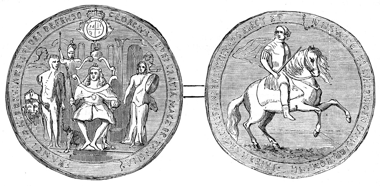 Grande Sigillo di Giorgio II da Unbekannt