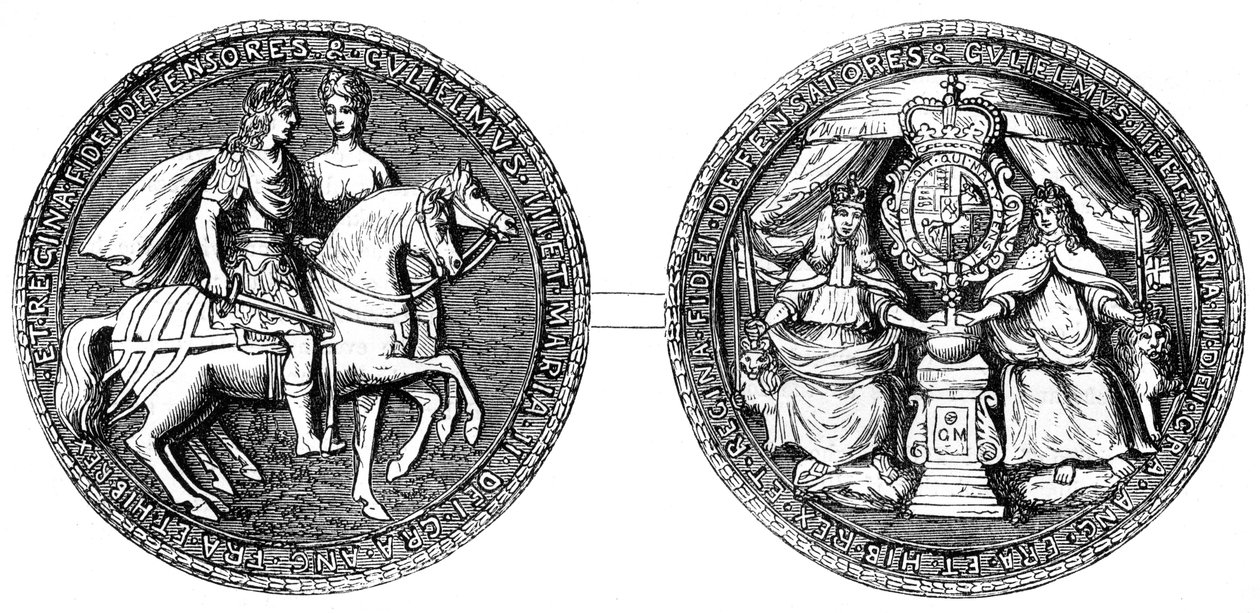 Grande Sigillo di Guglielmo e Maria, XIX secolo da Unbekannt